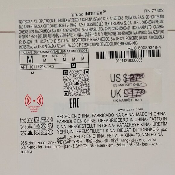 ZARA Gold Tone Tubular Chocker - NEW - Picture 4 of 5